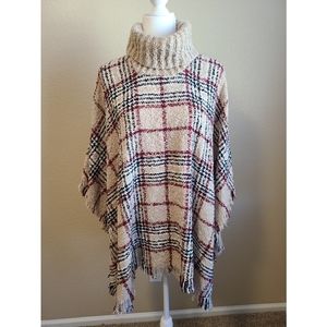 Chunky Knit Pullover Poncho